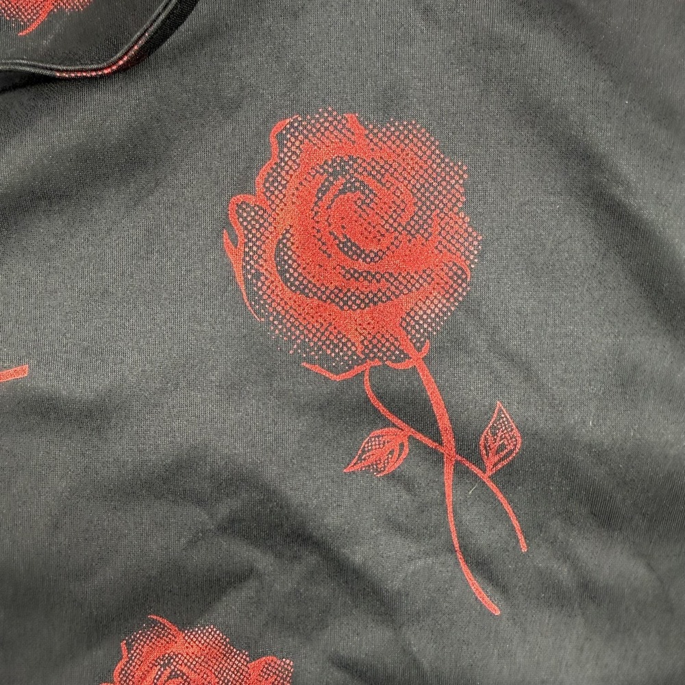 Drill Clothing Company Hoodie‎ Mens 5XL Black Rose Floral Pullover Stretch - Picture 5 of 11